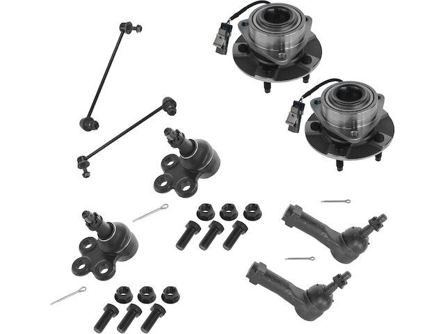 TRQ Wheel Hub Ball Joint Tie Rod End Kit