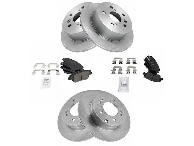 TRQ Brake Pad and Rotor Kit