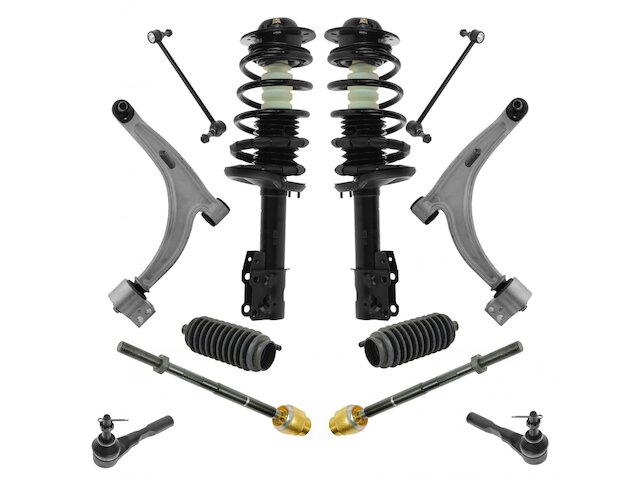 TRQ Strut Coil Spring Control Arm Kit