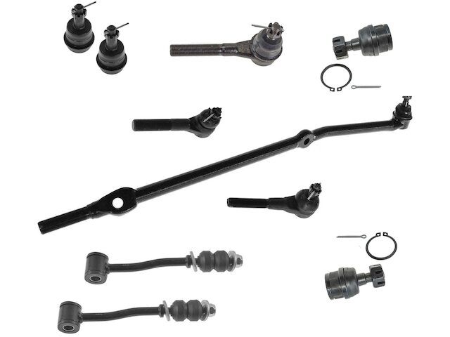 TRQ Ball Joint Sway Bar Link Tie Rod End Kit