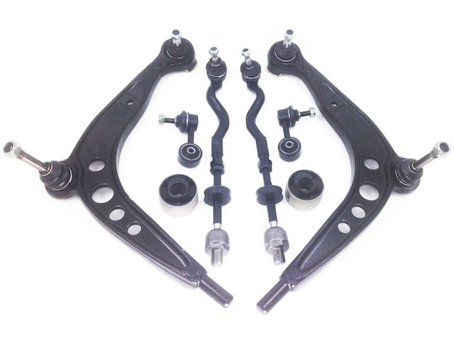 Replacement Control Arm Kit with Tie Rods Ball Joints and Sway Bar Links