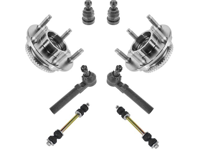 TRQ Wheel Hub Ball Joint Tie Rod End Kit