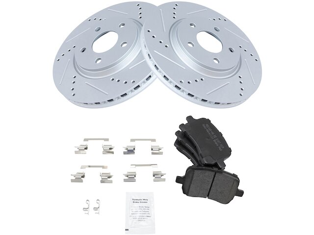 TRQ Brake Pad and Rotor Kit