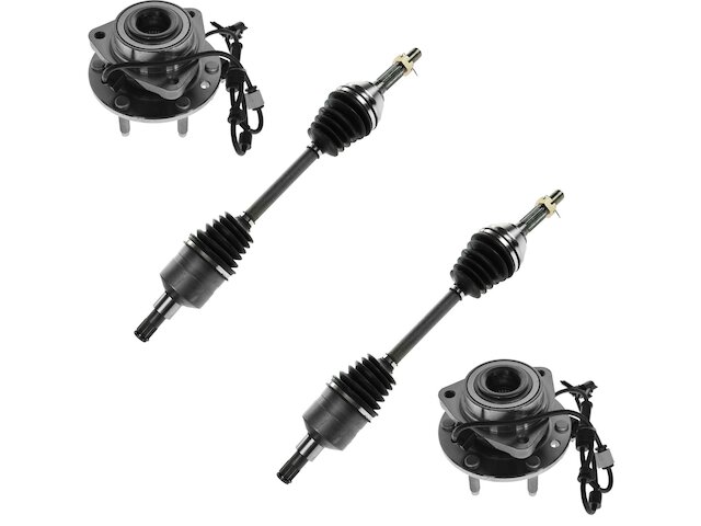 TRQ Axle and Wheel Hub Assembly Kit