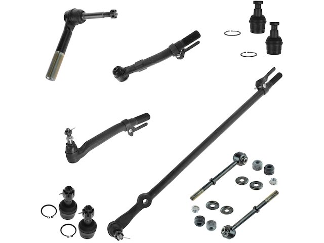 TRQ Ball Joint Sway Bar Link Tie Rod End Kit