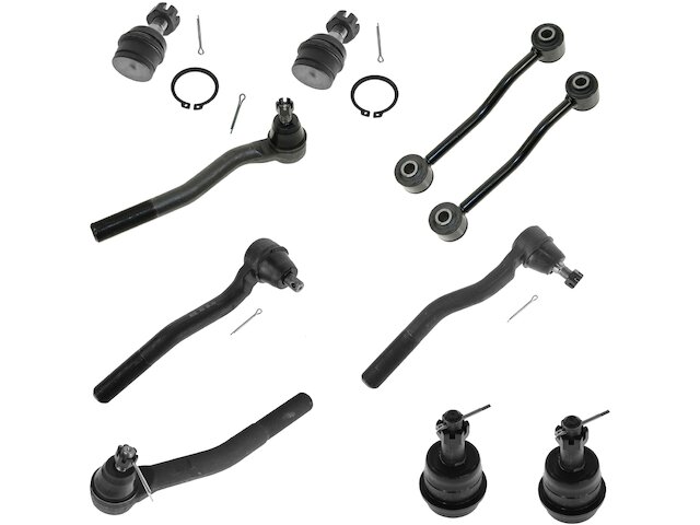 TRQ Ball Joint Sway Bar Link Tie Rod End Kit