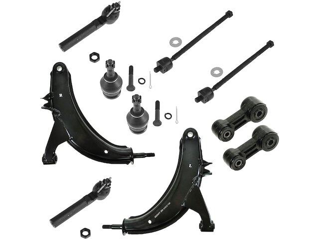 TRQ Control Arm Ball Joint Tie Rod End Kit