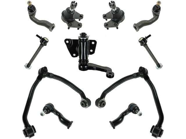 TRQ Control Arm Ball Joint Tie Rod End Kit