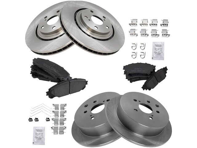 TRQ Brake Pad and Rotor Kit