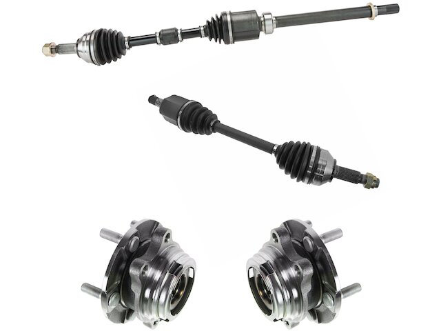 TRQ Axle and Wheel Hub Assembly Kit