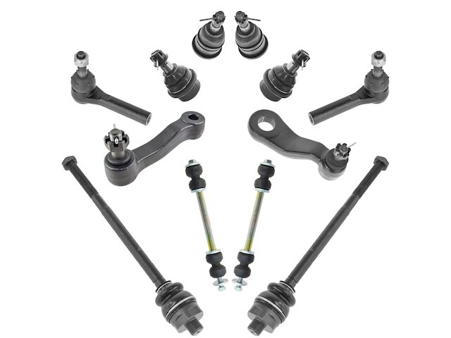 TRQ Ball Joint Tie Rod Pitman Idler Arm Kit