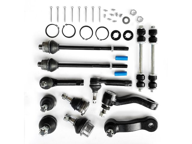 Replacement 4WD VEHICLES ONLY Ball Joints Tie Rods Sway Bar Links Idler and Pitman Arm Kit