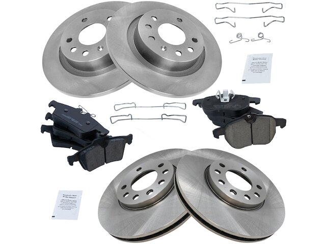 TRQ Brake Pad and Rotor Kit