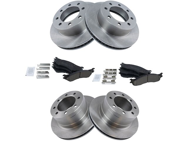 TRQ Brake Pad and Rotor Kit