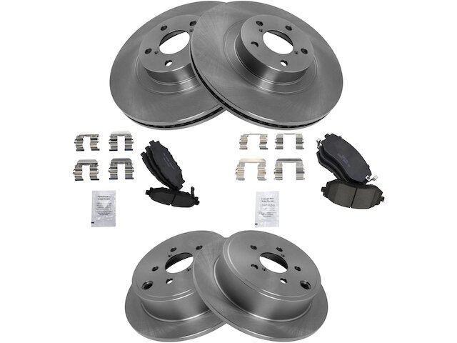 TRQ Brake Pad and Rotor Kit