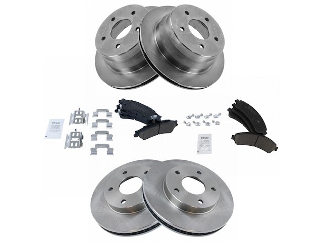 TRQ Brake Pad and Rotor Kit