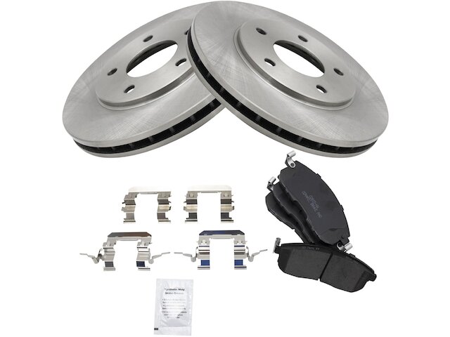 TRQ Brake Pad and Rotor Kit