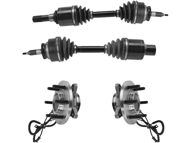 TRQ Axle and Wheel Hub Assembly Kit