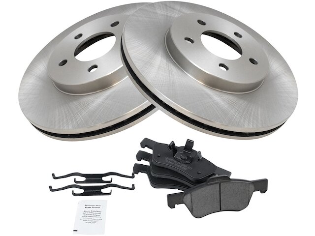 TRQ Brake Pad and Rotor Kit