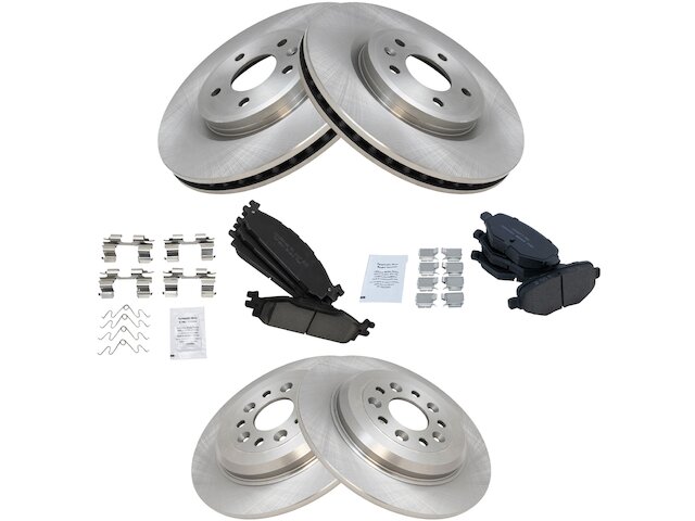 TRQ Brake Pad and Rotor Kit