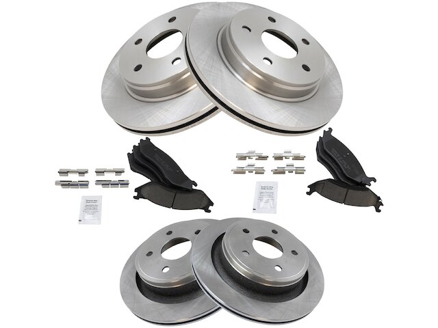 TRQ Brake Pad and Rotor Kit