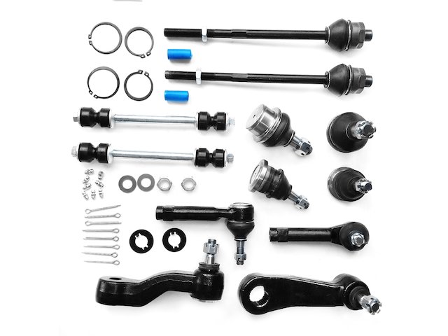 Replacement Ball Joints Tie Rods Sway Bar Links Idler and Pitman Arm Kit