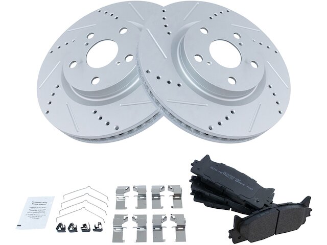 TRQ Brake Pad and Rotor Kit