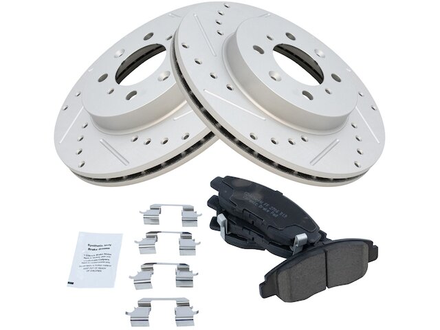 TRQ Brake Pad and Rotor Kit