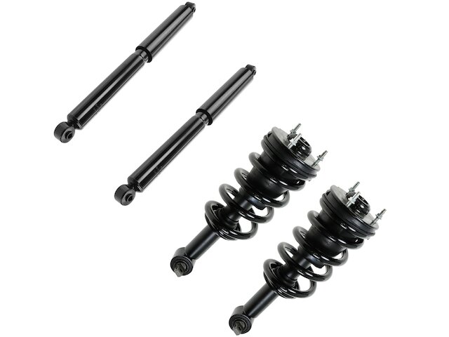 TRQ Shock Absorber and Coil Spring Assembly Set