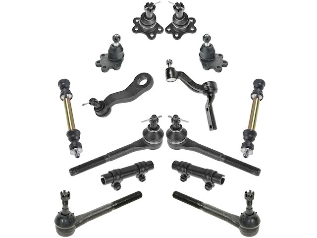 TRQ Ball Joint Sway Bar Link Tie Rod End Kit
