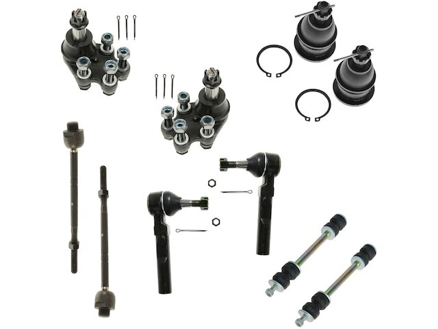 TRQ Ball Joint Sway Bar Link Tie Rod End Kit