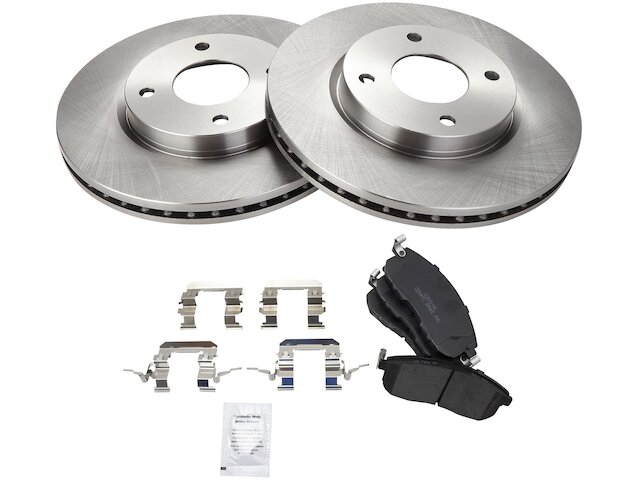 TRQ Brake Pad and Rotor Kit