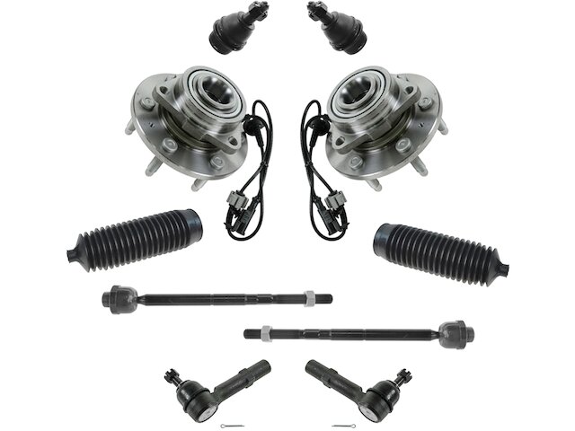 TRQ Wheel Hub Ball Joint Tie Rod End Kit