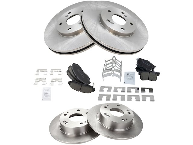 TRQ Brake Pad and Rotor Kit