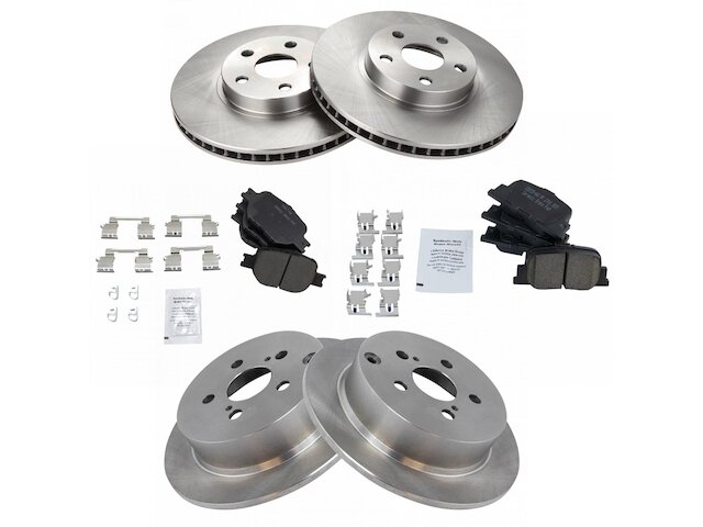 TRQ Brake Pad and Rotor Kit