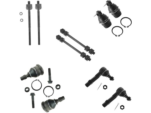 TRQ Ball Joints Tie Rods Sway Bar Link Kit