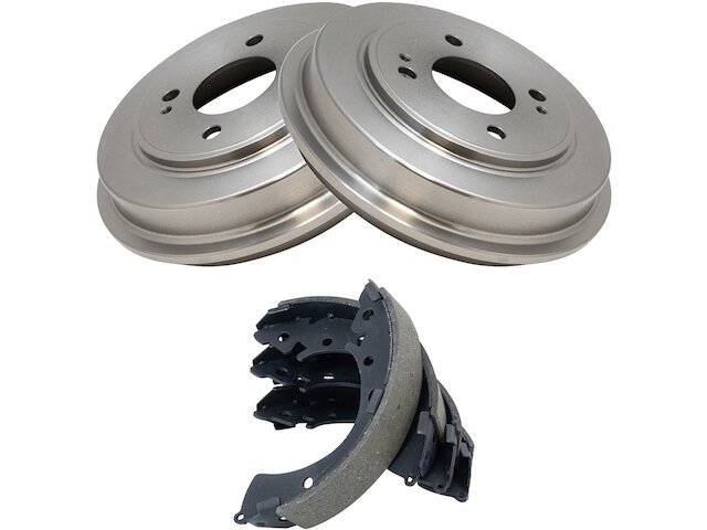 TRQ Brake Drum and Brake Shoe Kit