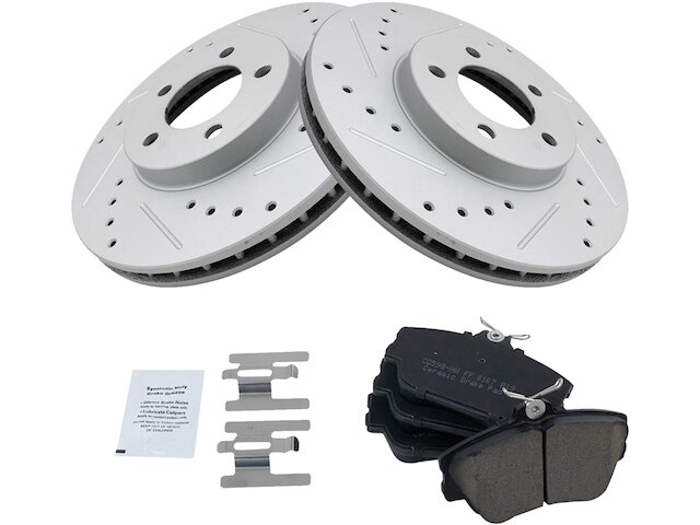 TRQ Brake Pad and Rotor Kit