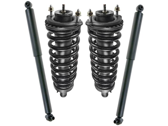 TRQ Shock Absorber and Coil Spring Assembly Set