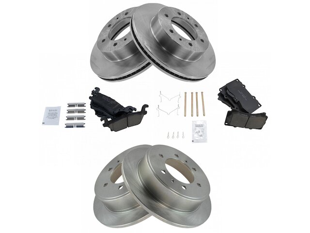 TRQ Brake Pad and Rotor Kit