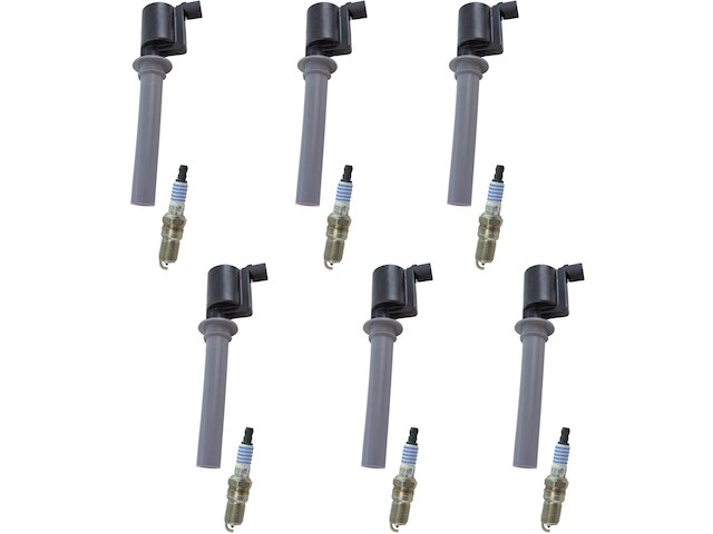 DIY Solutions Ignition Coil Set with Spark Plugs