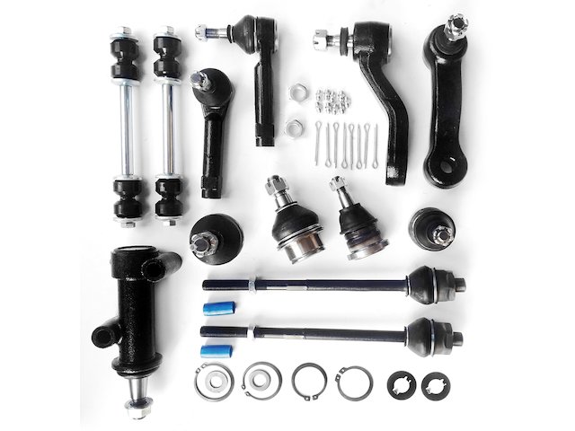 Replacement Ball Joints Tie Rods Sway Bar Links Idler and Pitman Arm Kit