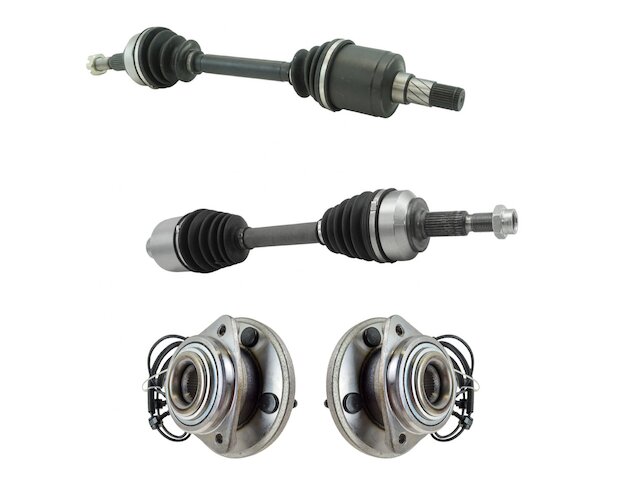 TRQ Axle and Wheel Hub Assembly Kit