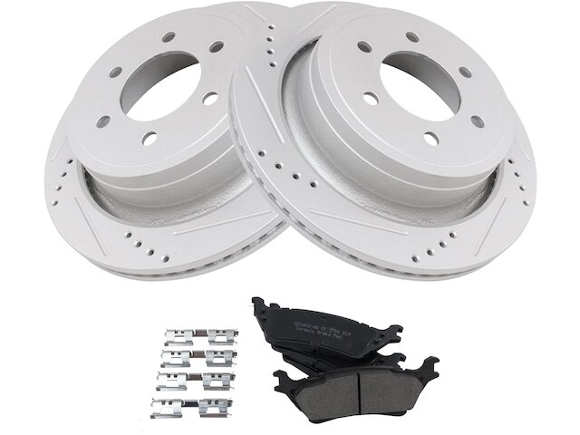 TRQ Brake Pad and Rotor Kit