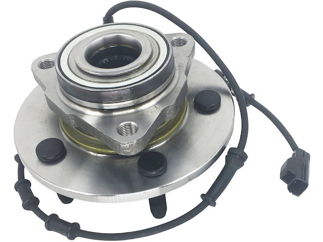 Replacement Front Wheel Bearing and Hub Assembly; 4-Wheel ABS Wheel Hub Assembly