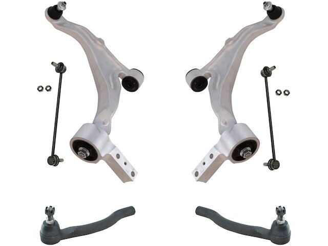 TRQ Control Arm Ball Joint Tie Rod and Sway Bar Link Kit