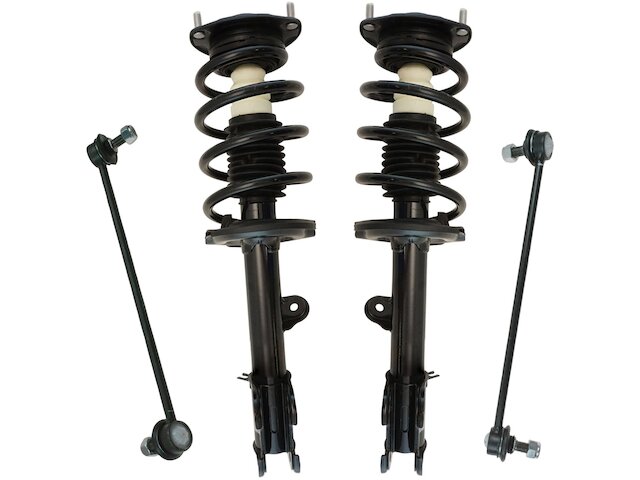 TRQ Strut Coil Spring Sway Bar Link Kit