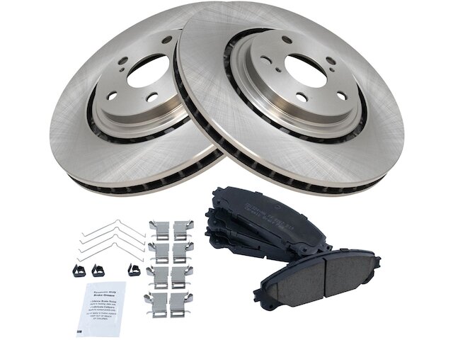 TRQ Brake Pad and Rotor Kit