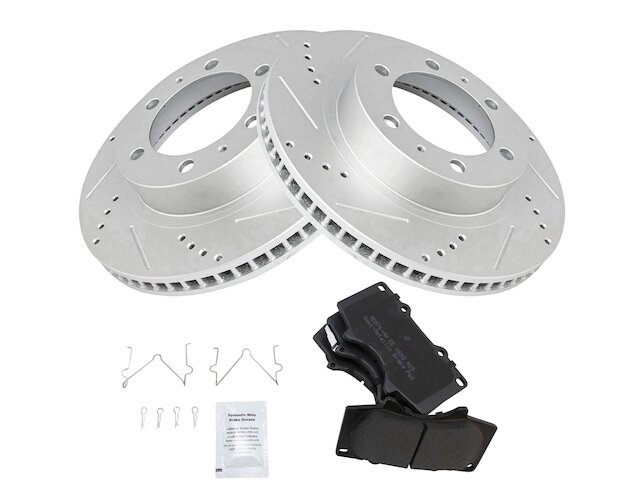 TRQ Brake Pad and Rotor Kit