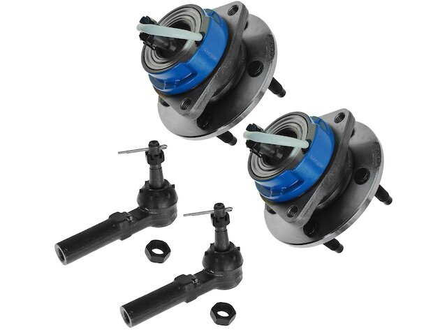 TRQ Wheel Hub Assembly and Tie Rod End Kit